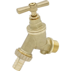 Flume / Flume DZR Hose Union Outside Tap with Double Check Valve 1/2" DZR